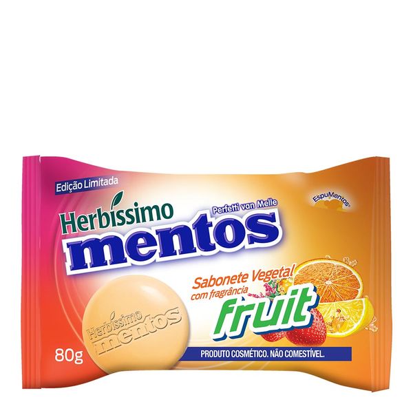 Sabonete em Barra Vegetal Herbíssimo Mentos Fruit 80g
