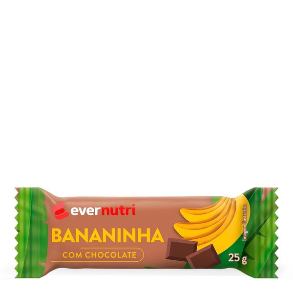Bananinha Com Chocolate Sem Adição De Açúcar Ever Nutri 25g