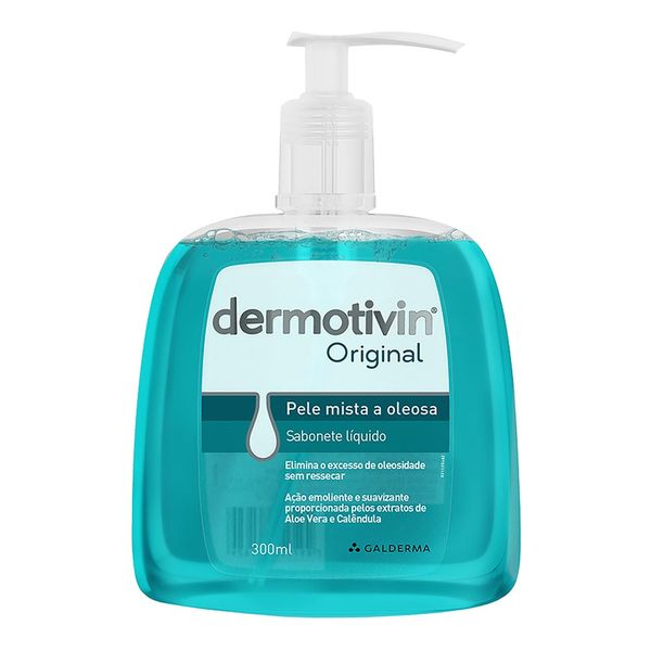 Sabonete Liquido Pump Dermotivin Original 300ML