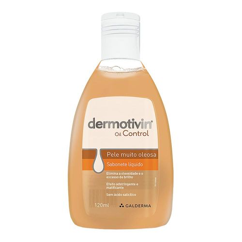 Sabonete Liquido Dermotivin Oil Control 120Ml