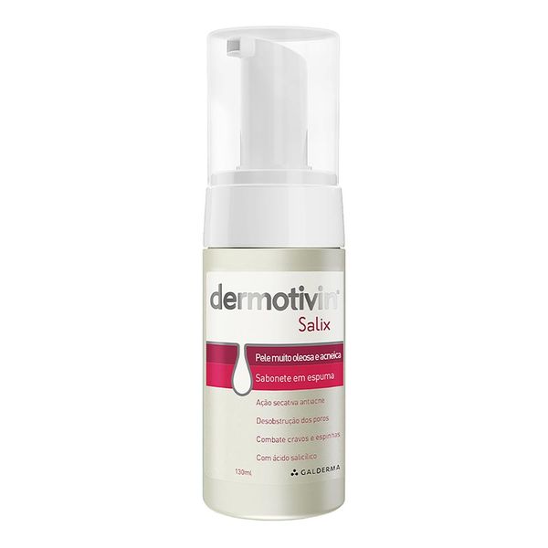 Espuma De Limpeza Dermotivin Salix 130ML