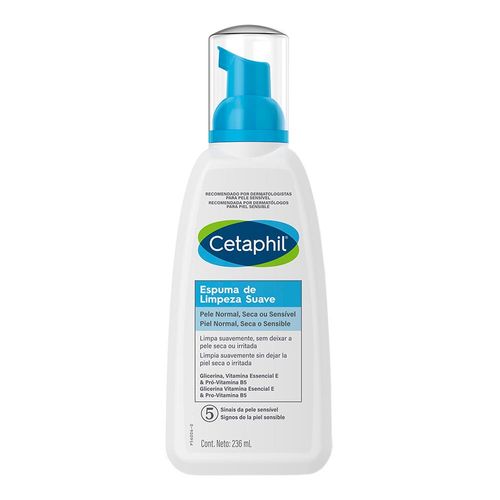 Espuma De Limpeza Suave Cetaphil 236Ml