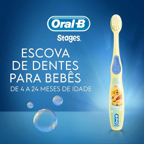 Escova Dental Oral-B Infantil Stages 1- 4 A 24 Meses - Drogaria Sao Paulo