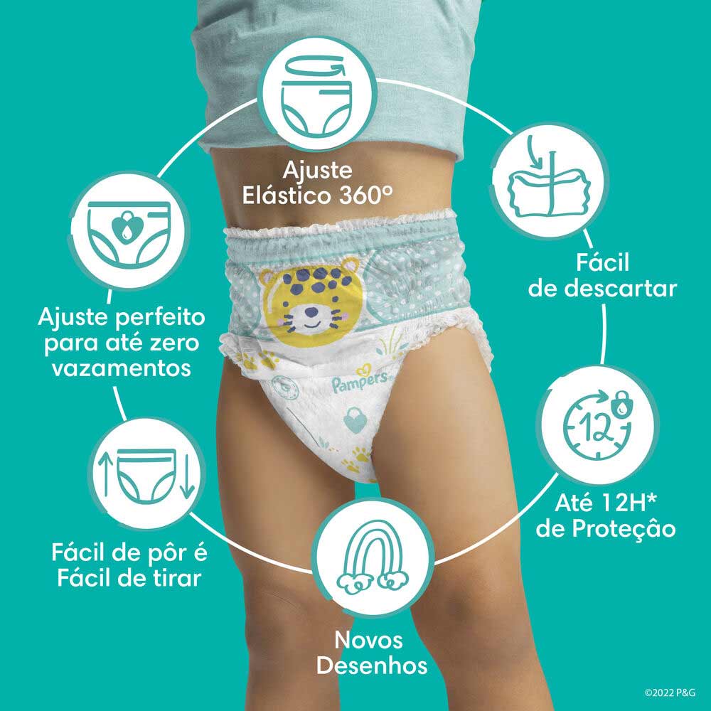 Fralda Descartável Infantil Pampers Pants Max Tamanho G 94 Unidades -  Drogaria Sao Paulo