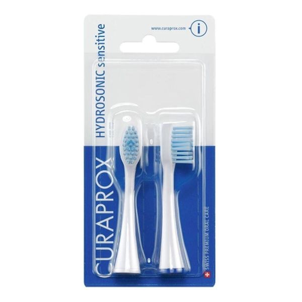 Refil Escova Dental Elétrica Curaprox Sensitive Hydrosonic 2 Unidades