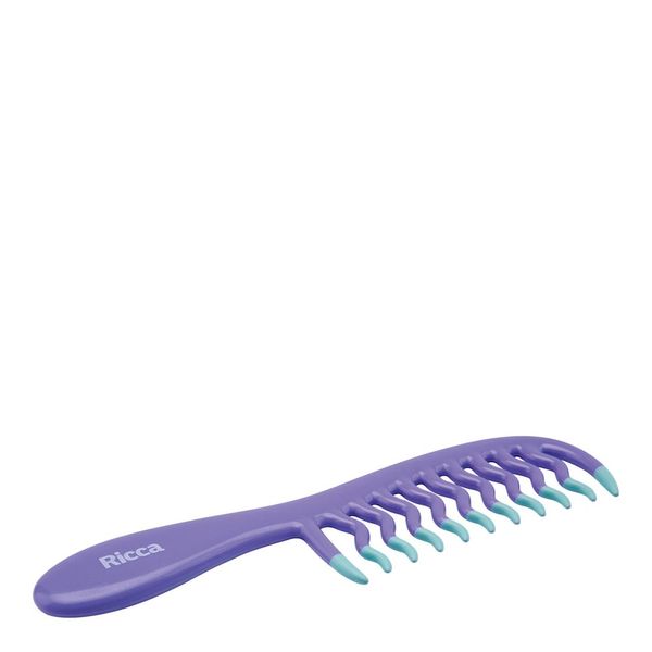 Pente de Cabelo Ricca Cachos E Ondas Roxo 1 Unidade