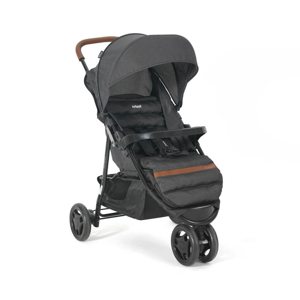 Carrinho de Bebê Breeze Preto Infanti 935284932