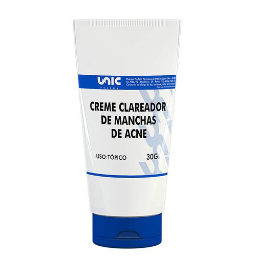 Creme Clareador De Manchas De Acne - 30Gr