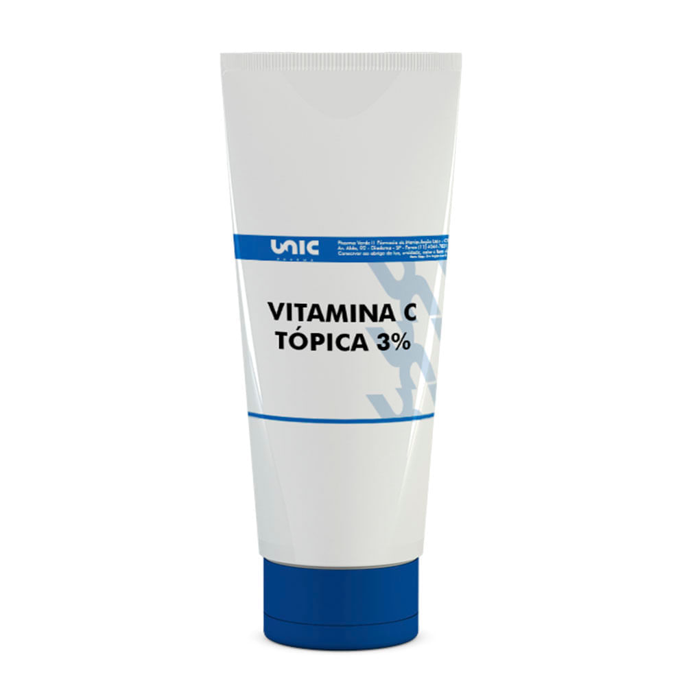 Vitamina C Tópica 3% - Potente Antiaging - 30Gr