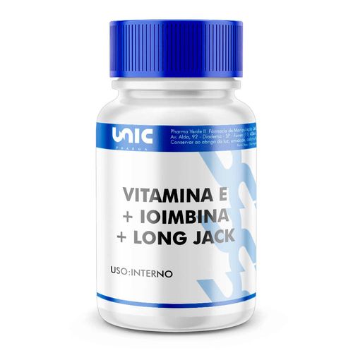 Vitamina E + Ioimbin + Long Jack - 30 Doses