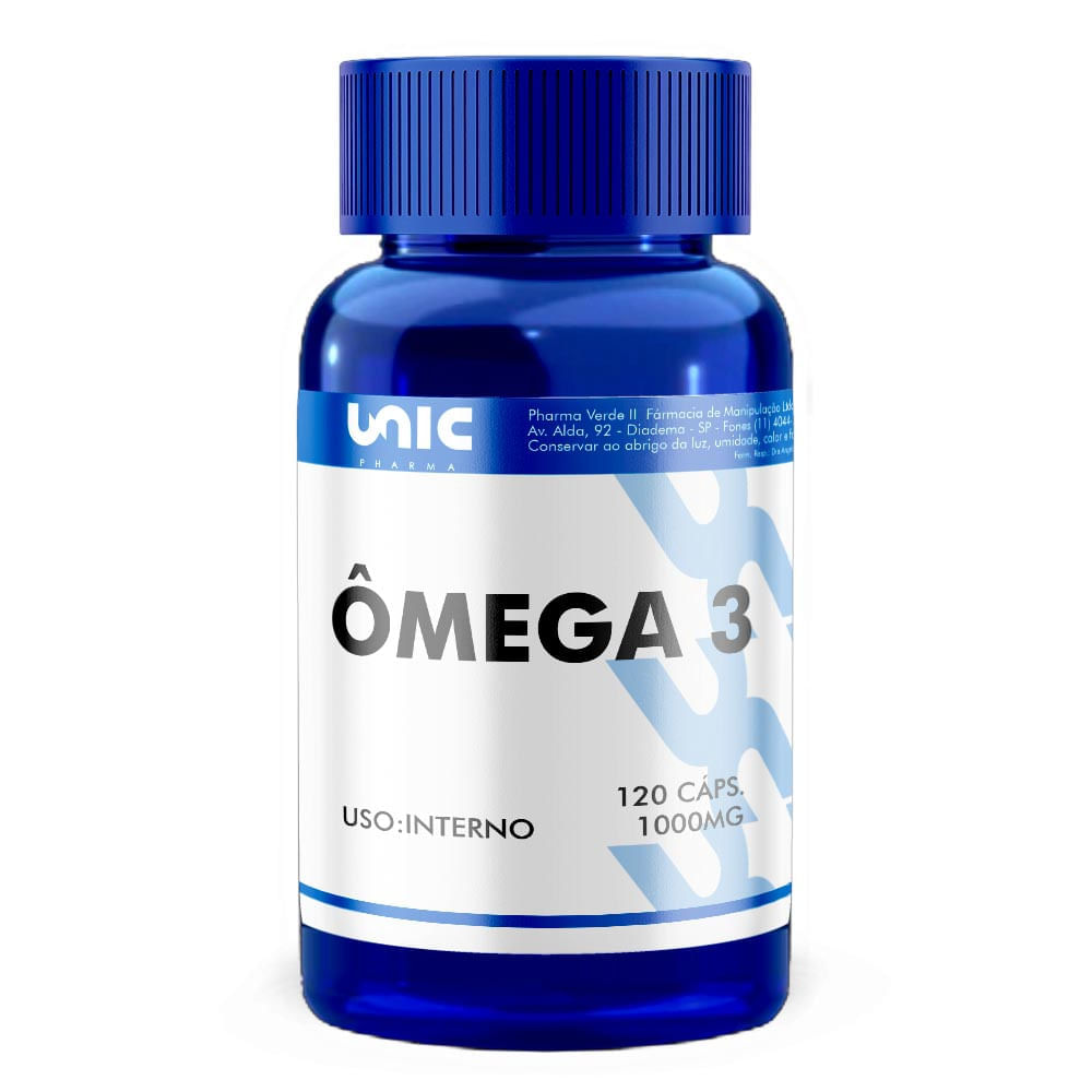 Óleo de Peixe 1000mg (Ômega 3) - 120 Cápsulas