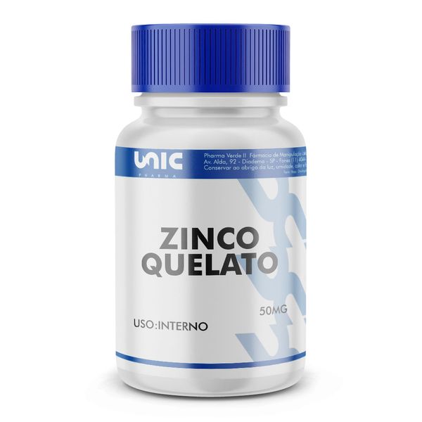 Zinco Quelato 50mg 60 Cápsulas