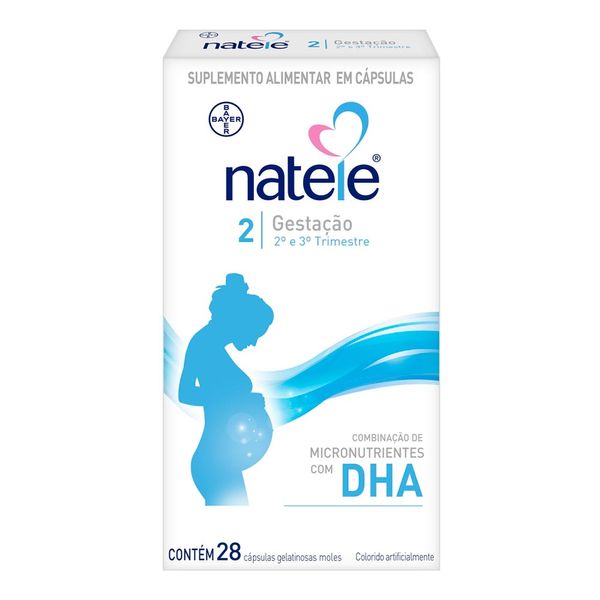 Suplemento Alimentar Natele Gestação Bayer 28 Capsulas
