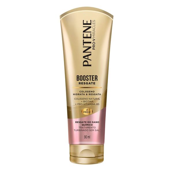 Máscara de Tratamento Pantene Booster Colágeno Resgate do Dano Químico 90ml