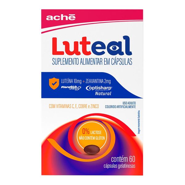 Suplemento Vitamínico Luteal 60 Cápsulas Gelatinosas