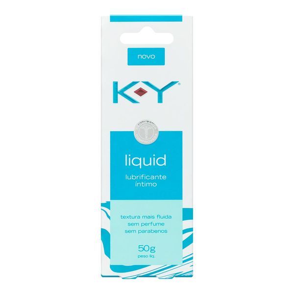 Lubrificante K-Y Líquido Íntimo Sem Perfume 50g
