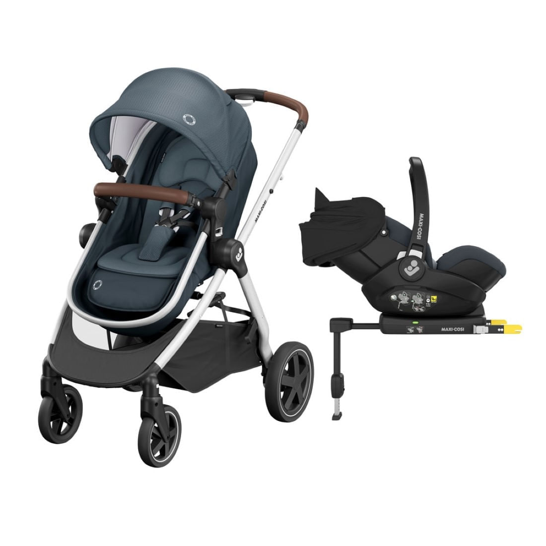 Travel System Anna Trio Isofix Maxi Cosi + essential Graphite Brown 935287392