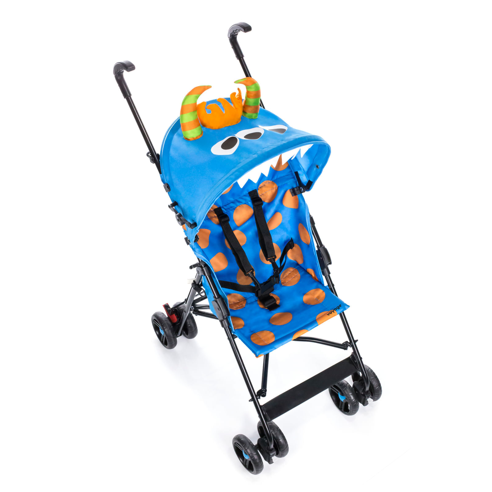 Carrinho de Bebê Umbrella Monster Voyage + azul 935287408