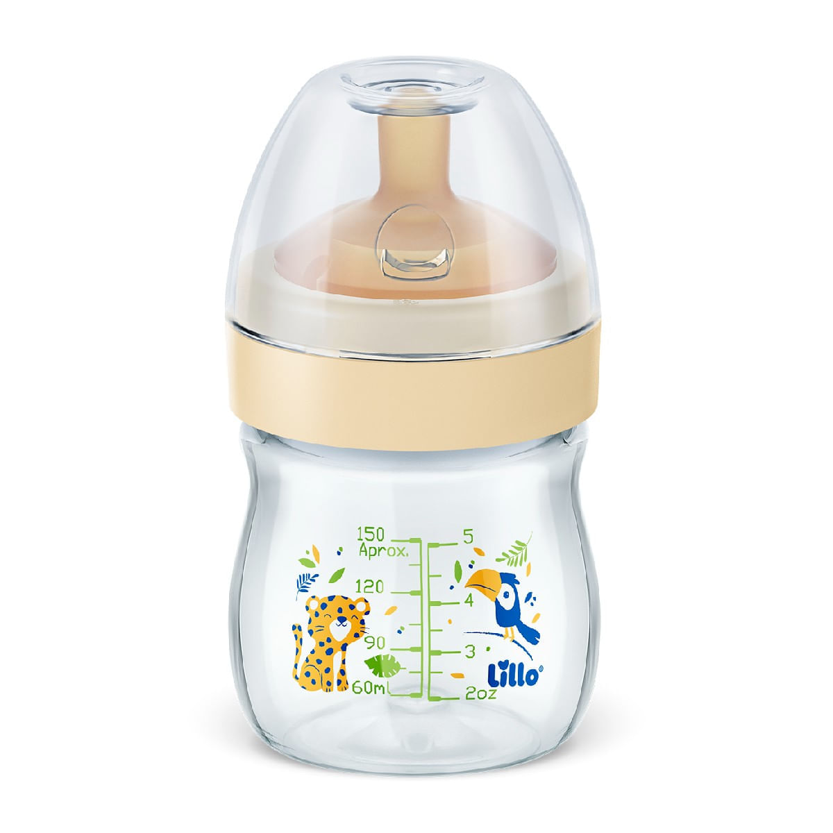 Mamadeira Super Evolution com Bico em Latex 150ml 0m Lillo 935288732
