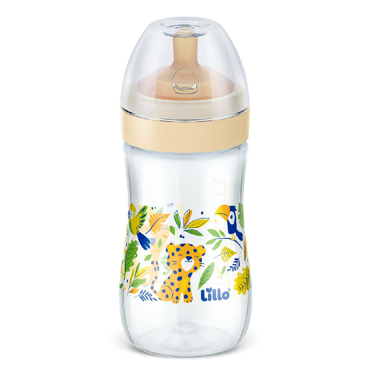 Mamadeira Super Evolution com Bico em Latex 300ml 0m Lillo 935288734
