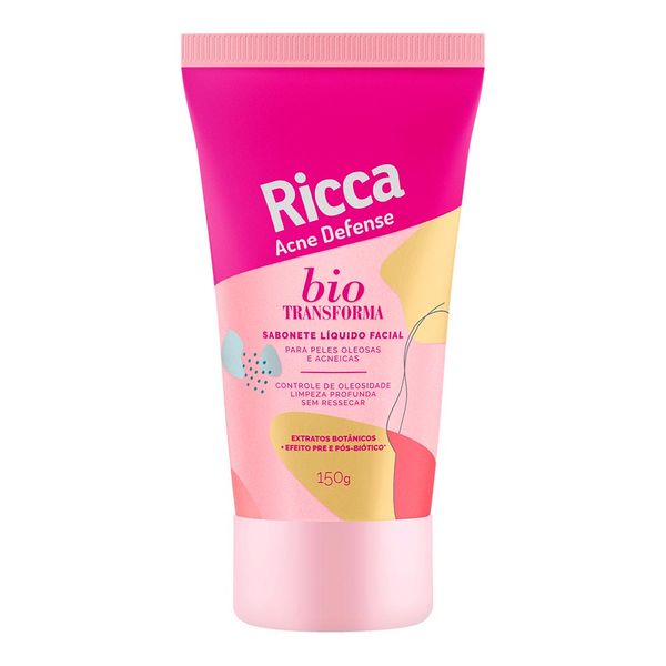 Sabonete Líquido Facial Ricca Acne Defense 150g