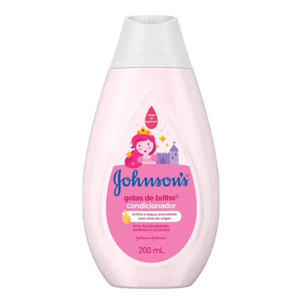 Kit Johnson's Baby Gotas de Brilho Shampoo 400ml + Condicionador 200ml
