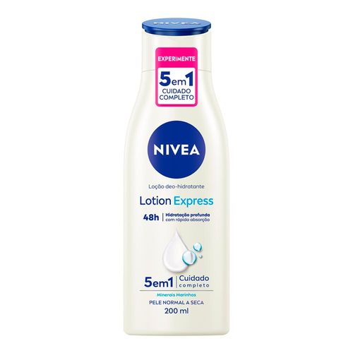 Loção Hidratante Nivea Lotion Express 48h Hidratação Profunda 200ml - Drogaria  Sao Paulo