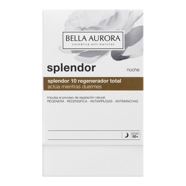 Creme Facial Bella Aurora Splendor 10 Regeneração Total Noite 50ml