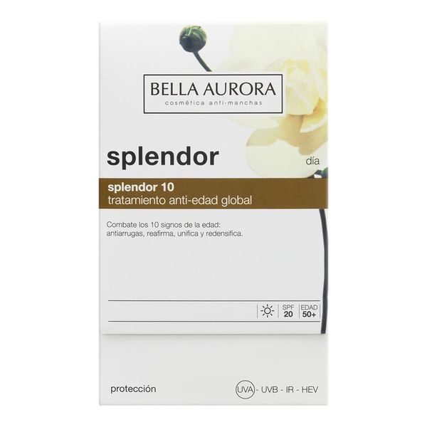 Creme Facial Anti-Idade Bella Aurora Splendor 10 Dia Fps 20 50ml