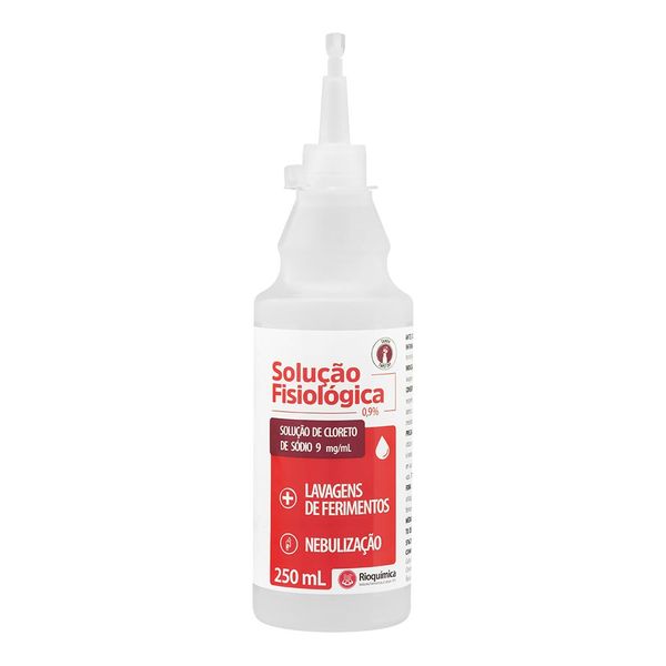 Solução Fisiológica 9mg/ml (0,9%) Rioquímica 250ml
