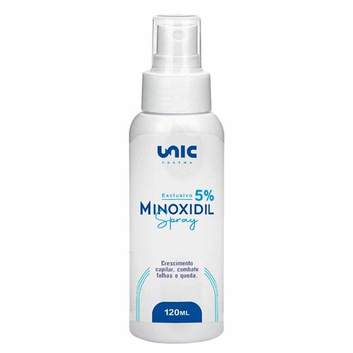 Minoxidil 5% Loção Spray 120Ml Unic