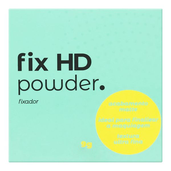 Fixador De Maquiagem Vizzela Fix Hd Powder Pó 9g