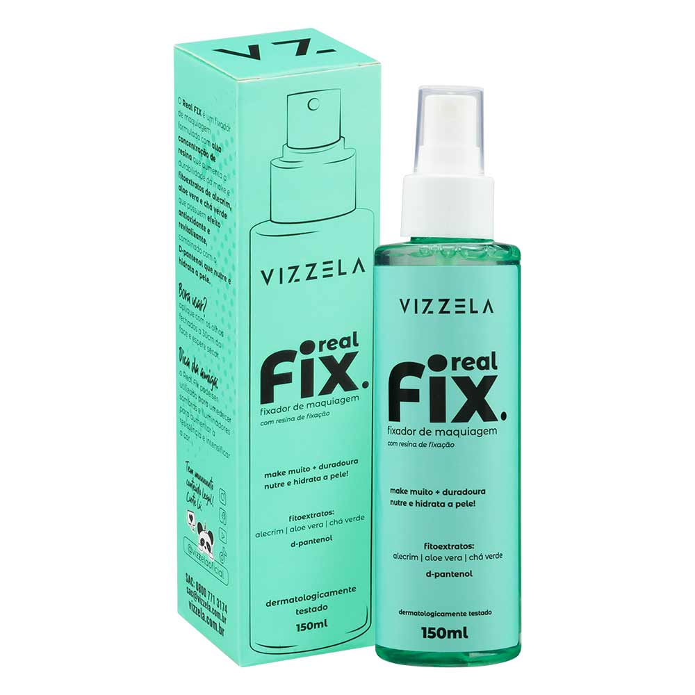 Fixador De Maquiagem Vizzela Fix Spray Real 150ml - Drogaria Sao Paulo