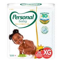 Fralda Descartável Personal Baby Pants Xxg Com 36 Unidades