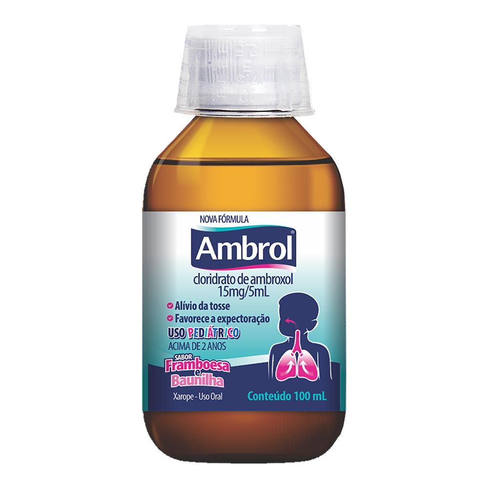 AMBROL XAROPE INFANTIL 15MG/5ML 100ML - AMBROXIMEL