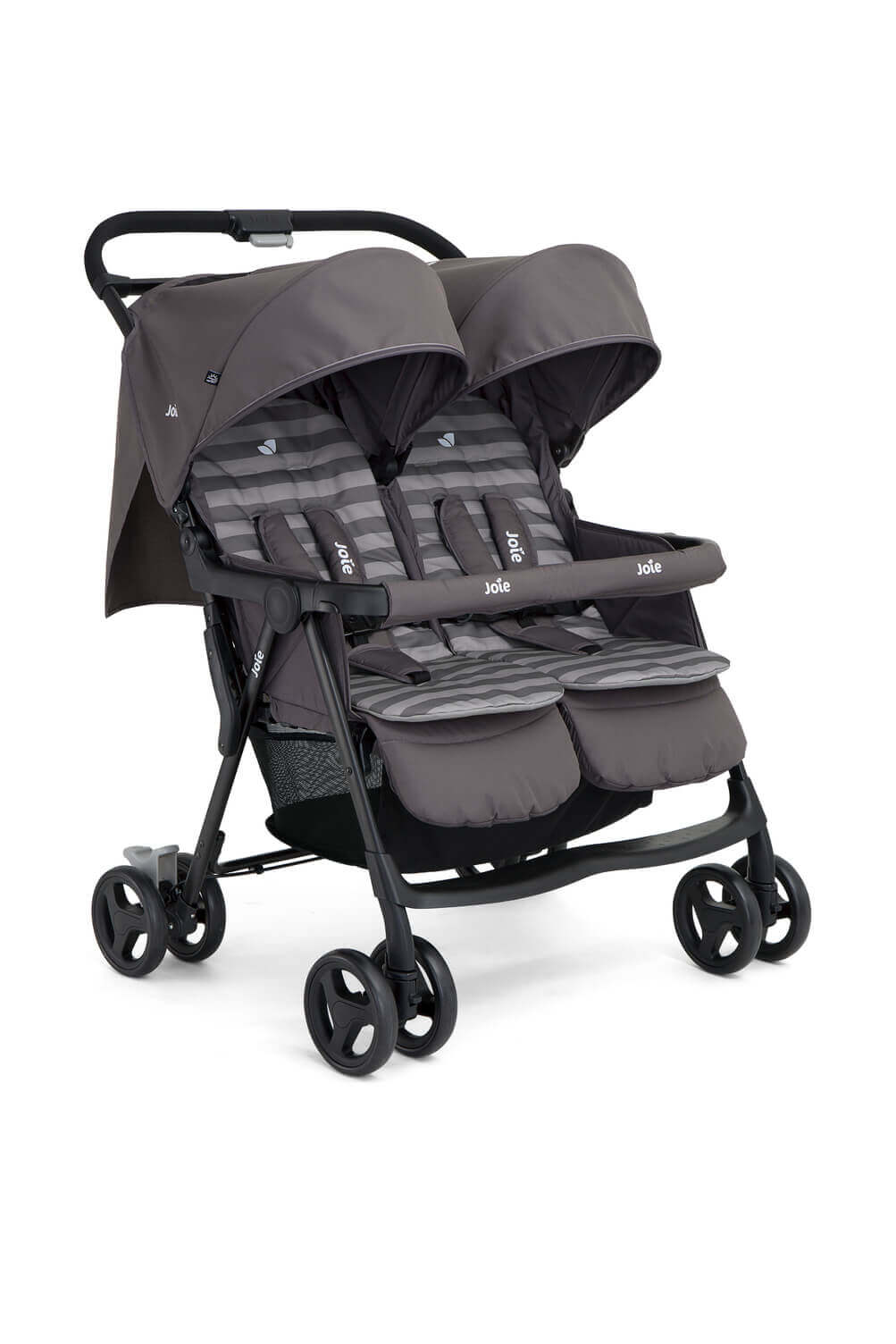 Carrinho de Bebê Gemeos Aire Twin Cinza Dark Pewter Joie 935290641