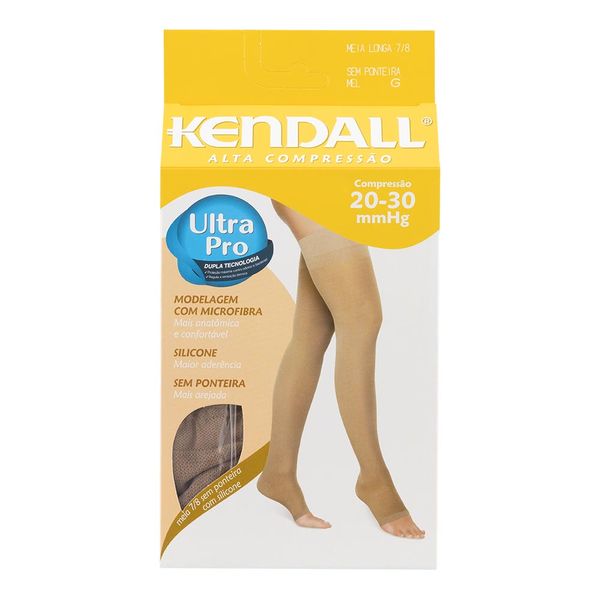 Meia 7/8 Kendall Alta Compressão sem ponteira G Mel