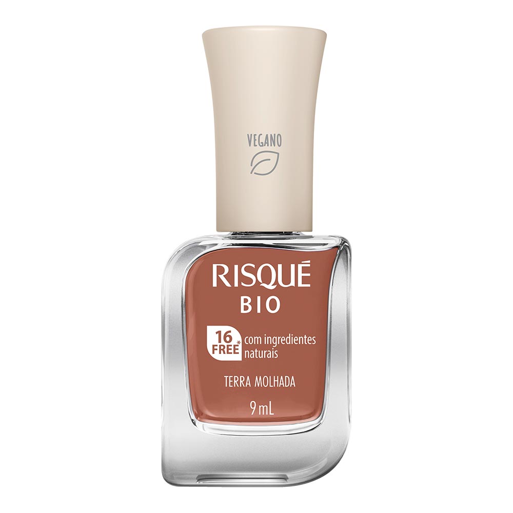 Esmalte Risqué Bio Vegano Terra Molhada 9ml