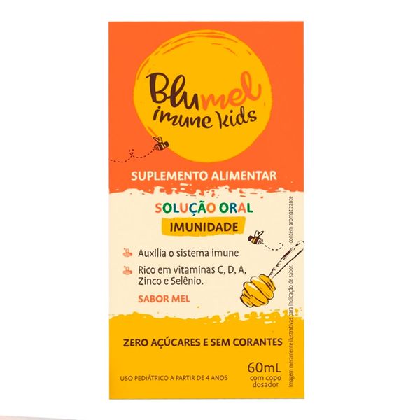 Suplemento Alimentar Blumel Imune Kids Solução Oral 60ml