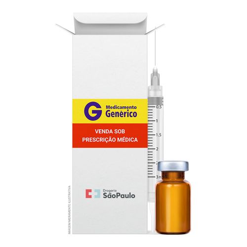 Acetilcisteína 100Mg/Ml Genérico União Química 3Ml Com 5 Ampolas Intramuscular