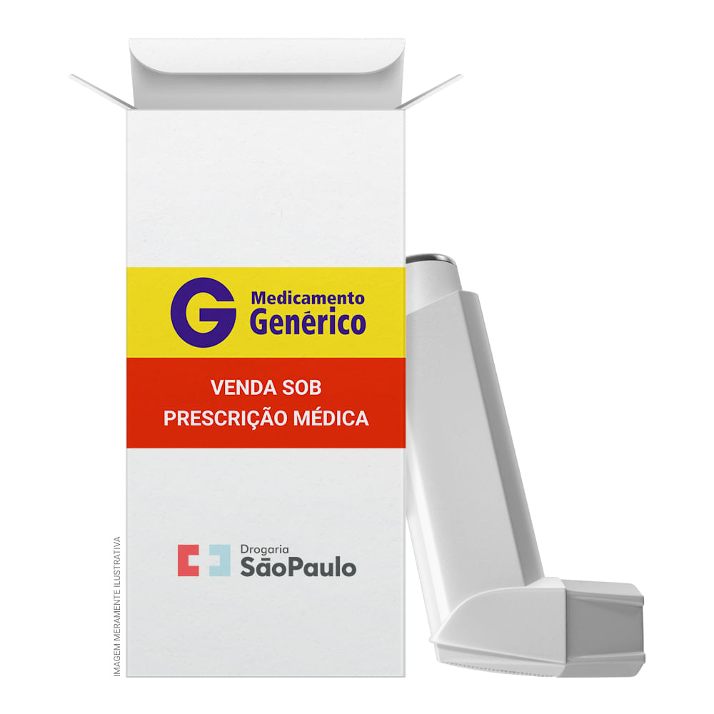 Sulfato De Salbutamol 100mcg Glenmark 1 Frasco Com 19ml + Dispositivo ...