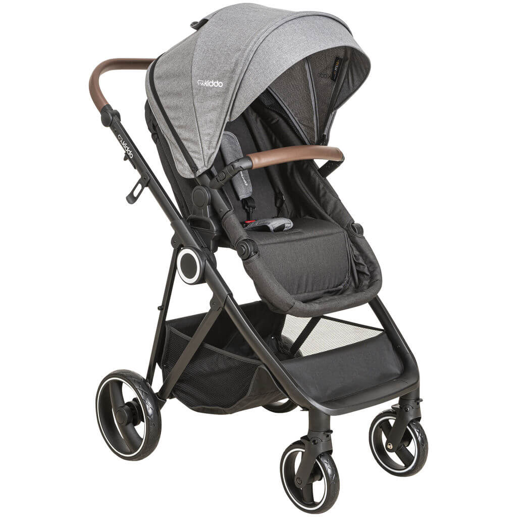 Carrinho Travel System Cosmos Melange Grafite Kiddo 935291881