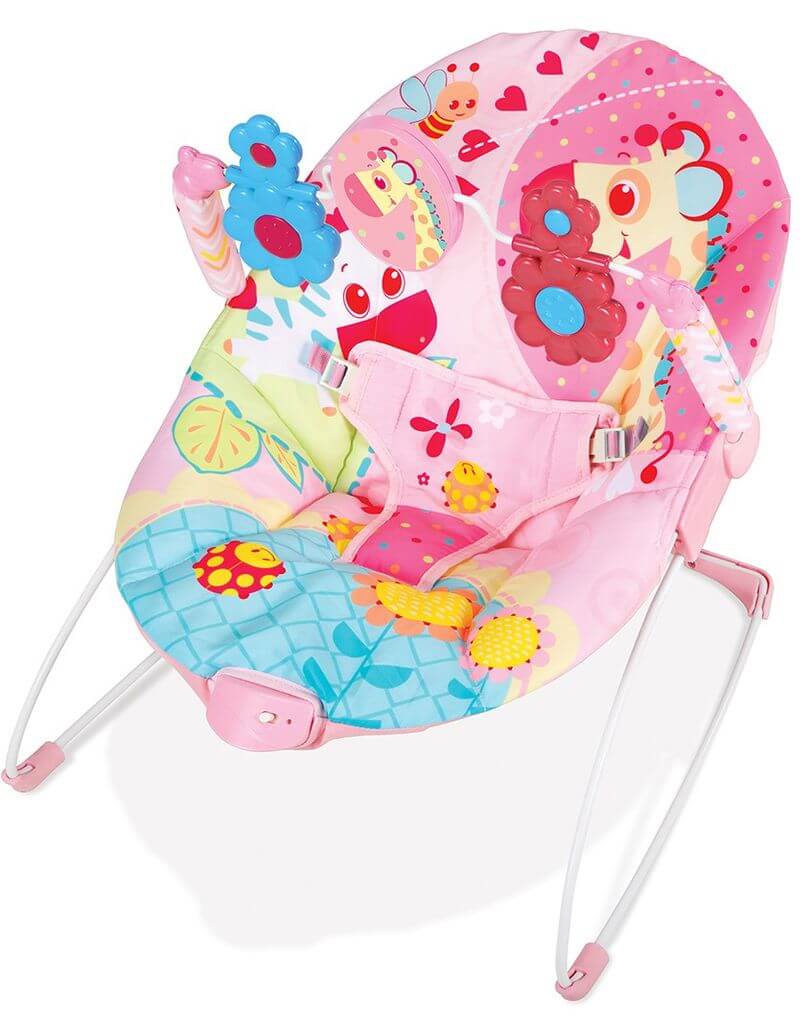 Cadeira Vibratoria Carnaval Rosa Girafa Mastela 935291925