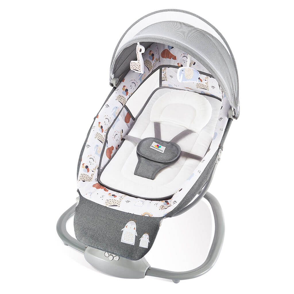 Cadeirinha de Descanso Suporte Ajustavel Techno Plus Elefante Girafa Mastela 935291926