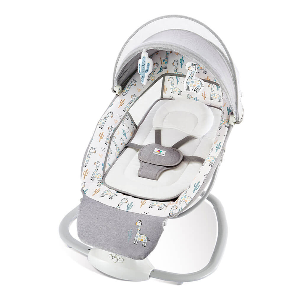 Cadeirinha de Descanso Suporte Ajustavel Techno Plus Cacto Girafa Mastela 935291929