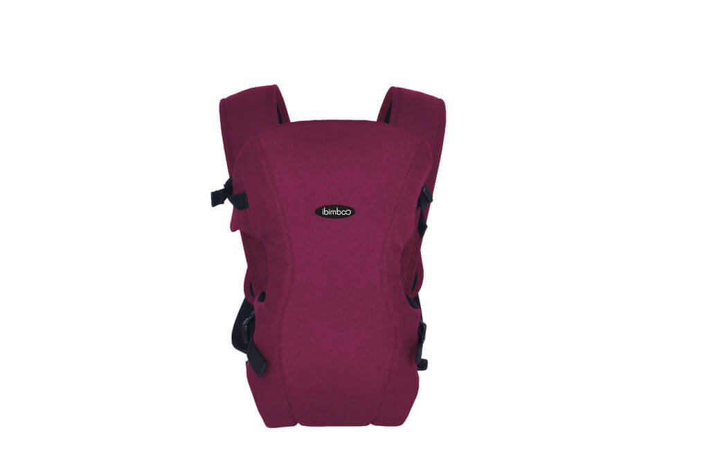 Canguru 3 em 1 Vermelho Marsala Antigo Rosa Escuro 12kg + ibimboo 935292134