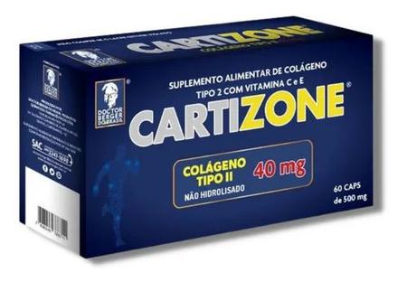 CARTIZONE COLAGENO TIPO II 500MG C/ 60 CAPS