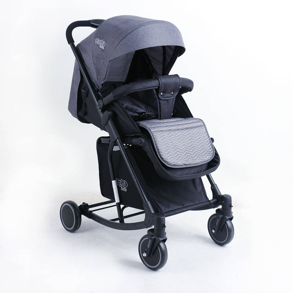 Carrinho de Bebê Passeio Vira Balanco Maximo Maxi Baby Preto 935292741