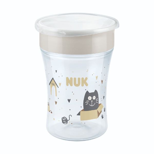 Copo de Treinamento Infantil 360º MagicCup 230ml Cat Dog NUK