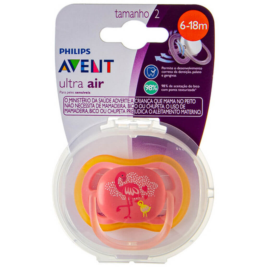 CHUPETA AVENT ULTRA AIR FLAMINGO